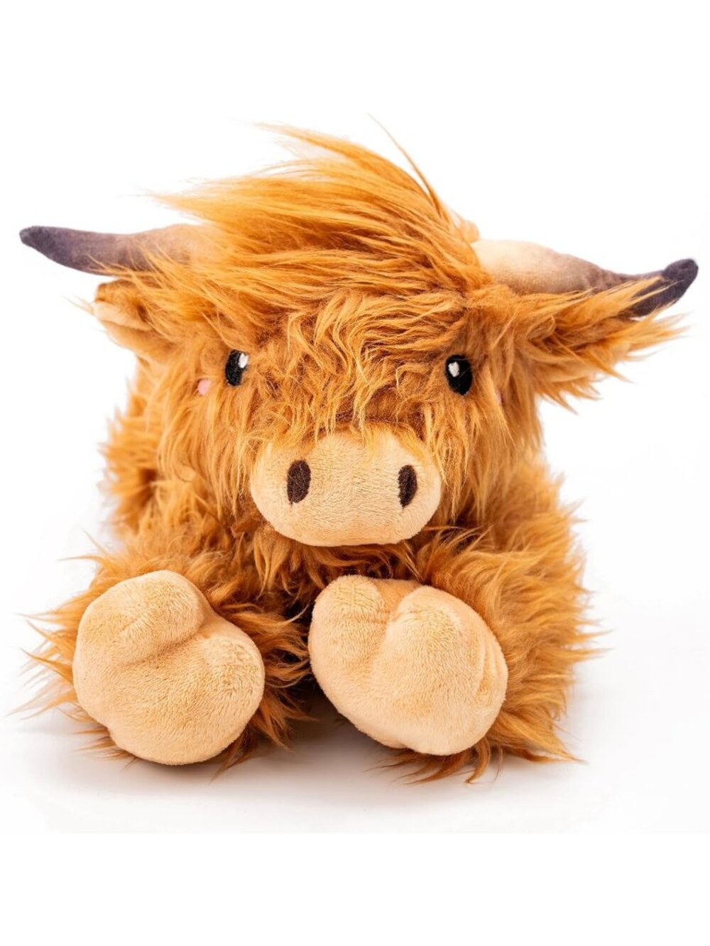 Highland Cow Weighted Plush 1.5 Lb Microwavable Heating Pad Cute Toy